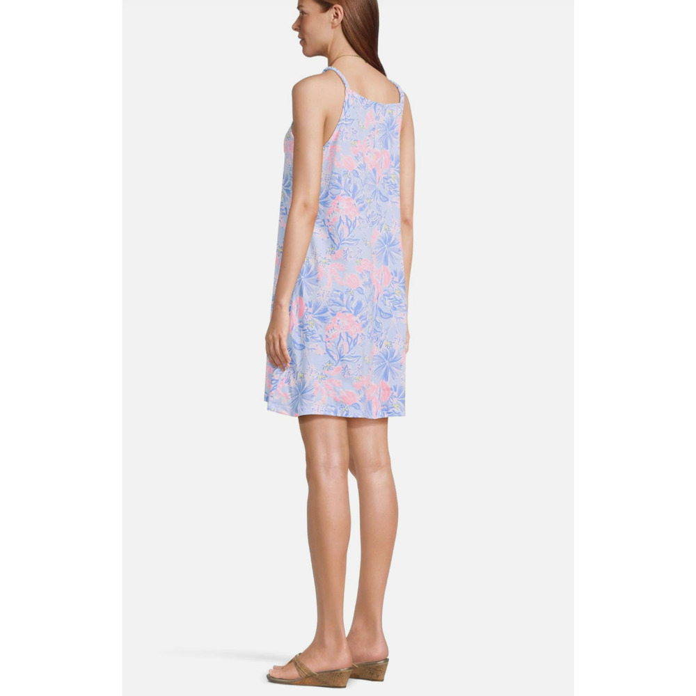 Lilly Pulitzer Kyleigh Dress M NEW Multi Elephant Splash Pink Blue Prep Coastal - Picture 3 of 9